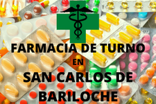 Farmacia de turno en San Carlos de Bariloche, Río Negro